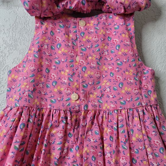 Chaps smocked frock dress with diaper cover chintz pattern NWOT - Picture 4 of 6